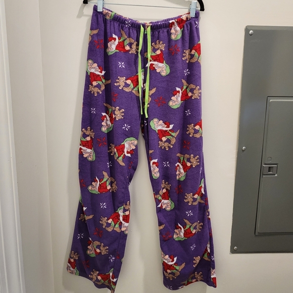 Disney Other - Purple Fleece Grumpy Pajama Pants